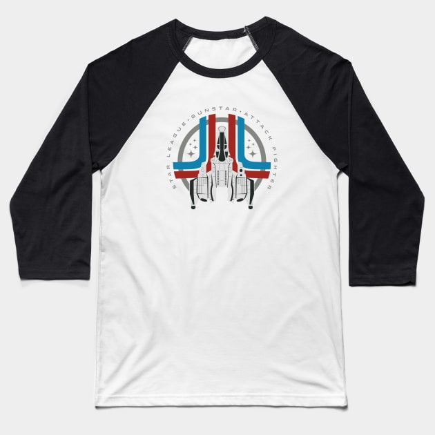 Gunstar - The Last Starfighter Baseball T-Shirt by SilverfireDesign